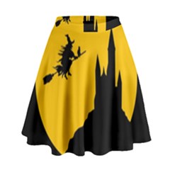 Castle Cat Evil Female Fictional High Waist Skirt by Celenk