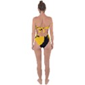 Castle Cat Evil Female Fictional Tie Back One Piece Swimsuit View2