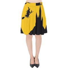 Castle Cat Evil Female Fictional Velvet High Waist Skirt