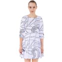 Brain Chart Diagram Face Fringe Smock Dress View1