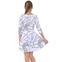 Brain Chart Diagram Face Fringe Smock Dress View2