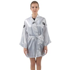 Ghost Halloween Spooky Horror Fear Long Sleeve Kimono Robe