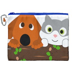 Baby Decoration Cat Dog Stuff Canvas Cosmetic Bag (xxl) by Celenk