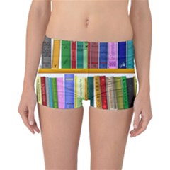 Shelf Books Library Reading Reversible Boyleg Bikini Bottoms