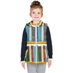 Shelf Books Library Reading Kid s Puffer Vest