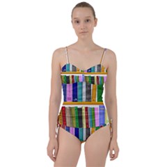 Shelf Books Library Reading Sweetheart Tankini Set by Celenk