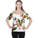 Flower Branch Nature Leaves Plant Cutout Shoulder Tee View1