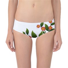 Flower Branch Nature Leaves Plant Classic Bikini Bottoms by Celenk