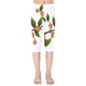 Flower Branch Nature Leaves Plant Kids  Capri Leggings  View1