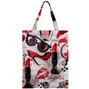 Cosmetic Pattern Zipper Classic Tote Bag View1