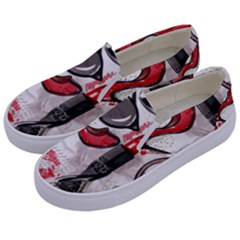 Cosmetic Pattern Kids  Canvas Slip Ons by Bigfootshirtshop