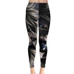 Angry Lion Digital Art Hd Leggings 