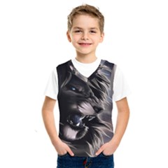 Angry Lion Digital Art Hd Kids  SportsWear