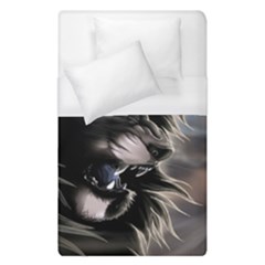 Angry Lion Digital Art Hd Duvet Cover (Single Size)