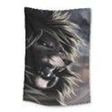 Angry Lion Digital Art Hd Small Tapestry View1