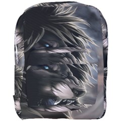 Angry Lion Digital Art Hd Full Print Backpack