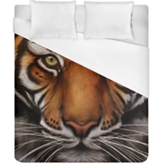 The Tiger Face Duvet Cover (california King Size) by Celenk