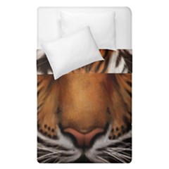 The Tiger Face Duvet Cover Double Side (single Size) by Celenk