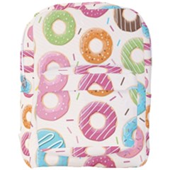 Colored Doughnuts Pattern Full Print Backpack by Bigfootshirtshop