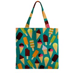 Summer Treats Zipper Grocery Tote Bag by Bigfootshirtshop