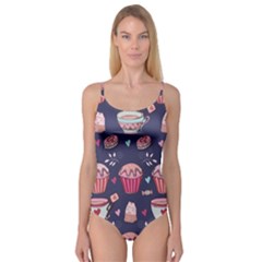 Afternoon Tea And Sweets Camisole Leotard  by Bigfootshirtshop