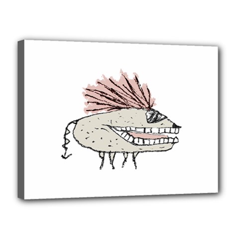 Monster Rat Hand Draw Illustration Canvas 16  X 12  by dflcprints