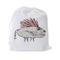 Monster Rat Hand Draw Illustration Drawstring Pouches (XXL) View2