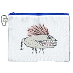 Monster Rat Hand Draw Illustration Canvas Cosmetic Bag (xxl) by dflcprints