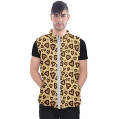 Leopard Heart 01 Men s Puffer Vest by jumpercat