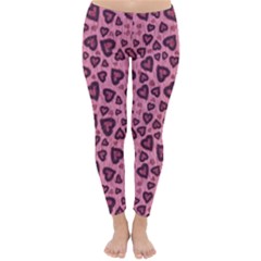 Leopard Heart 03 Classic Winter Leggings by jumpercat