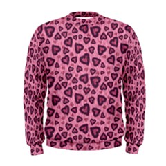 Leopard Heart 03 Men s Sweatshirt by jumpercat