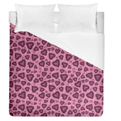 Leopard Heart 03 Duvet Cover (queen Size) by jumpercat