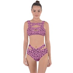 Leopard Heart 03 Bandaged Up Bikini Set  by jumpercat