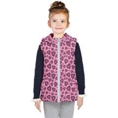 Leopard Heart 03 Kid s Puffer Vest by jumpercat