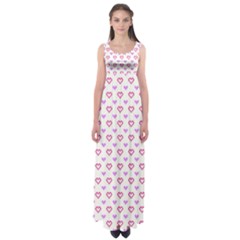 Pixel Hearts Empire Waist Maxi Dress by jumpercat