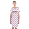 Pixel Hearts Classic Short Sleeve Midi Dress View1