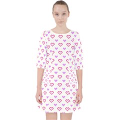 Pixel Hearts Pocket Dress by jumpercat