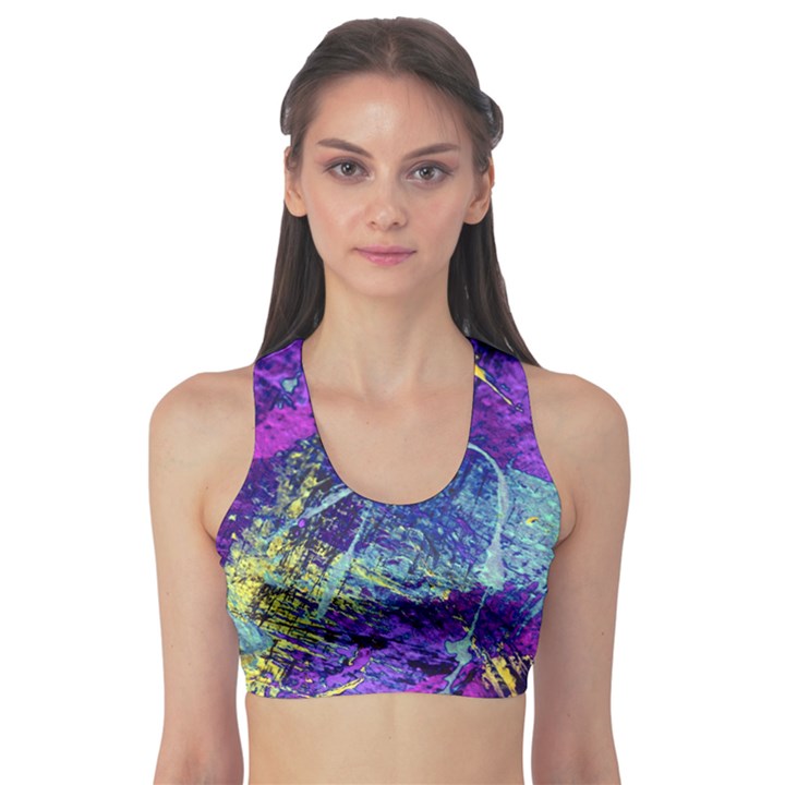 Ink Splash 01 Sports Bra