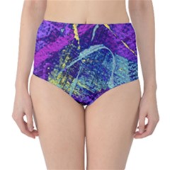 Ink Splash 01 High-waist Bikini Bottoms by jumpercat