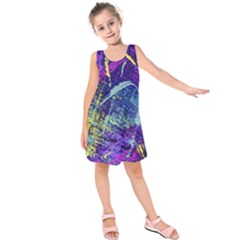 Ink Splash 01 Kids  Sleeveless Dress by jumpercat