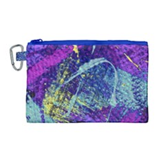 Ink Splash 01 Canvas Cosmetic Bag (large) by jumpercat