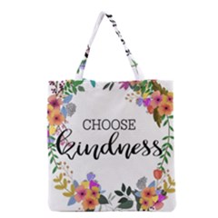 Choose Kidness Grocery Tote Bag by SweetLittlePrint