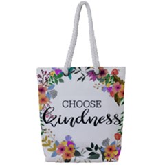 Choose Kidness Full Print Rope Handle Tote (small) by SweetLittlePrint