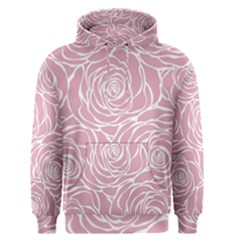 Pink Peonies Men s Pullover Hoodie by NouveauDesign