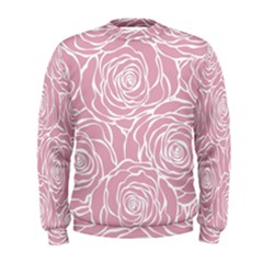 Pink Peonies Men s Sweatshirt by NouveauDesign