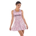 pink peonies Cotton Racerback Dress View1