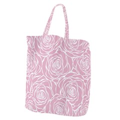 Pink Peonies Giant Grocery Zipper Tote by NouveauDesign