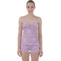 pink peonies Tie Front Two Piece Tankini View1