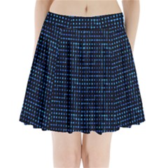 Sci Fi Tech Circuit Pleated Mini Skirt by jumpercat