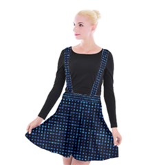 Sci Fi Tech Circuit Suspender Skater Skirt by jumpercat